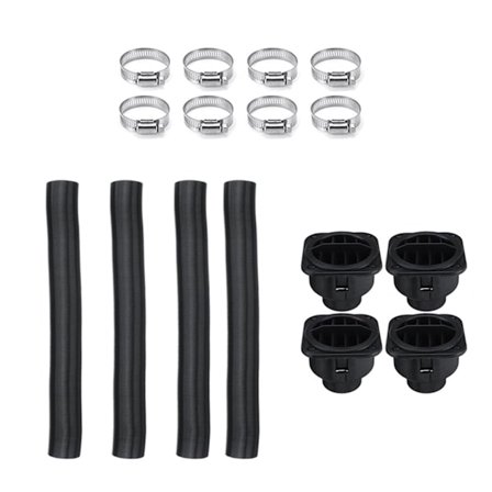 Parkeringsvarmer Kanalrør + Luftventiluttak Slangekobling Slangeklemmer