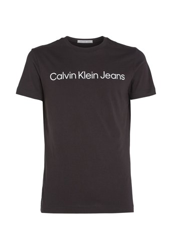 Core Institutional Logo Slim Tee Black Calvin Klein Jeans