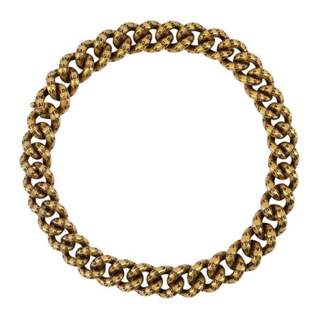 Balenciaga, Logo Necklace Geel, Dames, Maat:ONE Size