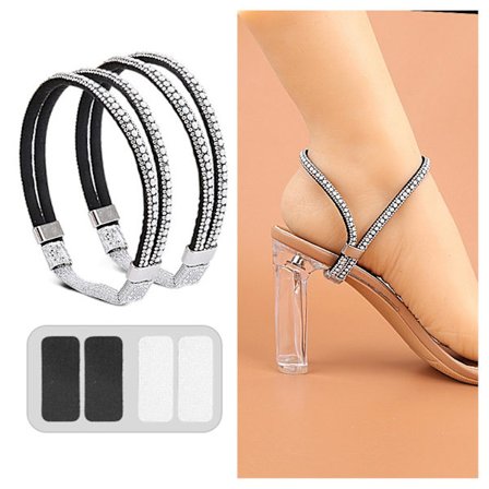 Damesko Snørebånd for Høye Hæler Holder Løse Sklisikre Bånd for Kvinner Jenter_jar