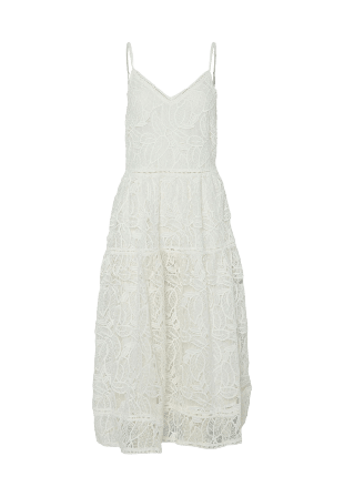 Y.A.S YASLIFA Maxiklänning Jerseyklänningar Dam Vit 38