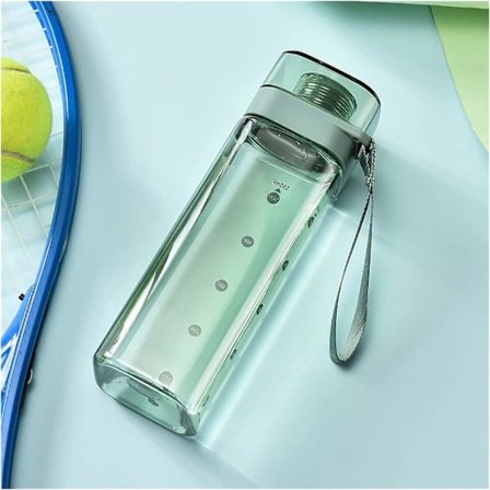 Vandflaske, Fitness Sports Vandflaske, Kold Vandflaske Med Tidsmarkeringer, Lækagesikre Drikkeflasker 700ml