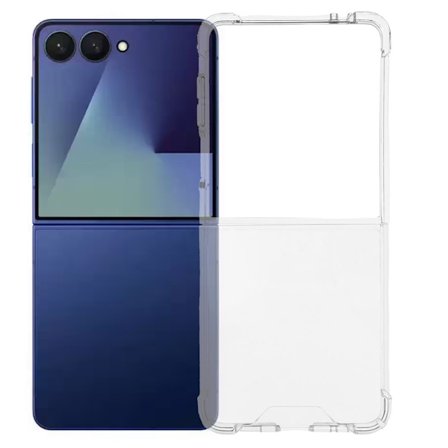 SKALO Samsung Z Flip7 Extra strong TPU Skal - Transparent