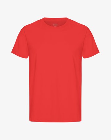 Classic Organic Tee - Red Tangerine M