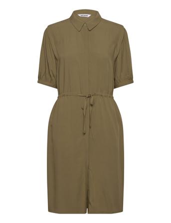 Srpansy Dress Kort Kjole Khaki Green Soft Rebels