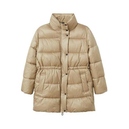 Mango Quilted Jacka beige, Dam, Dam, Storlek: S