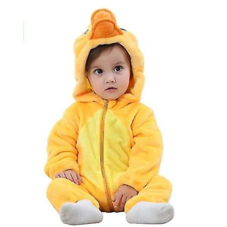 Unisex Baby Vinter Höst Cosplay Jumpsuit 100 Duck
