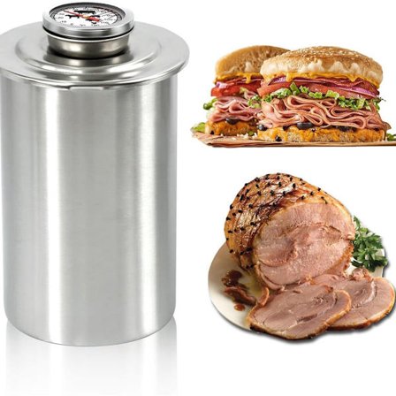 ING Hamkoger i rustfrit stål | Hampresse | Hamform til madlavning af hamform til sund hjemmelavet kødpresse