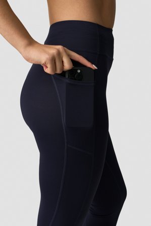 ICANIWILL - Essential Cardio Tights Navy - Treningstights - Dame - ICIW