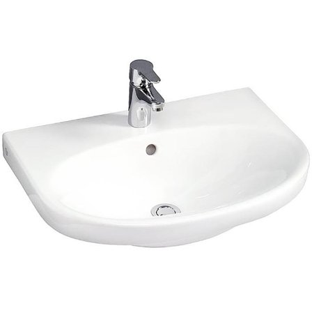 Gustavsberg Nautic 5560 Håndvask til bolt-/beslagsmontering, 60 cm, Badeværelse