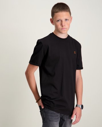 Les Deux Nørregaard T-Shirt Kids Czarny T-shirty Chłopiec - Kids Brand Store