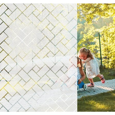 Ikkunan kalvo, yksityisyyden suoja, ikkunakalvo, läpinäkymätön, huurrettu ikkunakalvo, elektrostaattinen ikkunatarra, itseliimautuva, UV-suojaava 