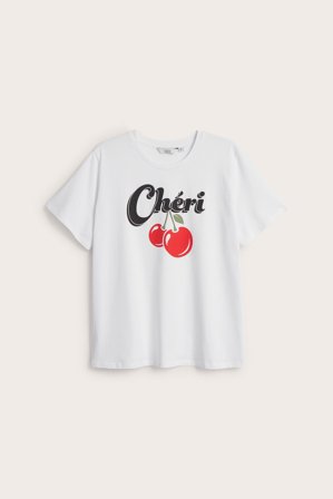 Kappahl | T-shirt med tryck | Vit