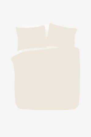 Kayori - Påslakanset - Shizu - 2 delar - Beige - Påslakanset - 150X210 - Från Homeroom