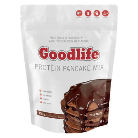 Goodlife Proteinpandekager 750 g, Chocolate - Bodyman.dk