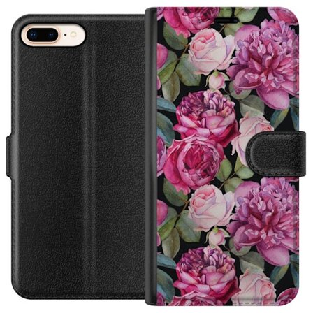 Kompatibelt Plånboksfodral till Apple Apple iPhone 7 Plus Blommor