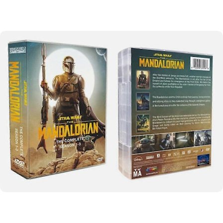 Star Wars The Mandalorian Komplet Serie Sæson 1-3 engelsk version (DVD, 9-Disc Box Set)