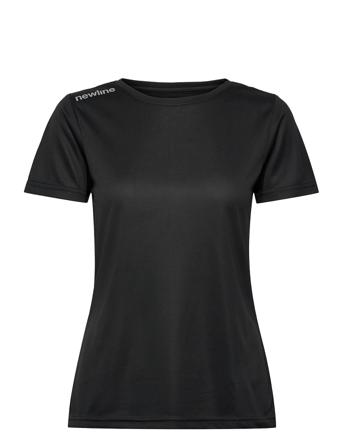 Women Core Functional T-Shirt S/S T-shirt Top Sort Newline