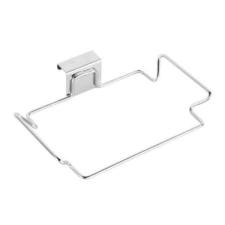 Kjøkkenavfallsholder Skapdør Søppelsekker Holder Rustfritt Stål Garderobe Avfallsoppbevaringsholder (FMY) 1 stk