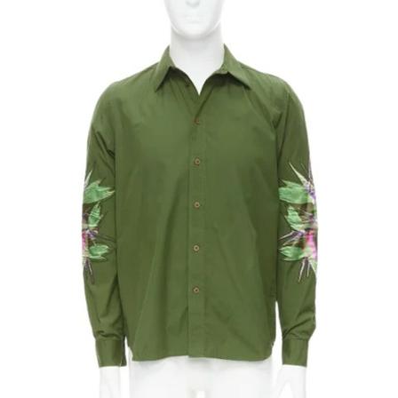 Givenchy Pre-owned Pre-owned Cotton tops , Groen , Dames , Maat: S