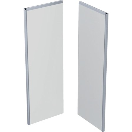 Contura Showerama 10-5 Duschvägg 90 x 90 x 200 cm Aluminium, frostglas, Badrum