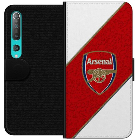 Kompatibelt Plånboksfodral till Xiaomi Xiaomi Mi 10 5G Moschino Toy teddybjörn med enkel tecknad design, brun björn med vit tröja och tydlig logot