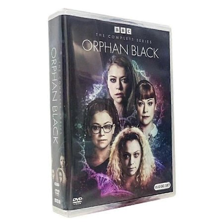 ORPHAN BLACK Komplett Serie Sesong 1-5 (DVD 2017 15-Disc Bokssett)