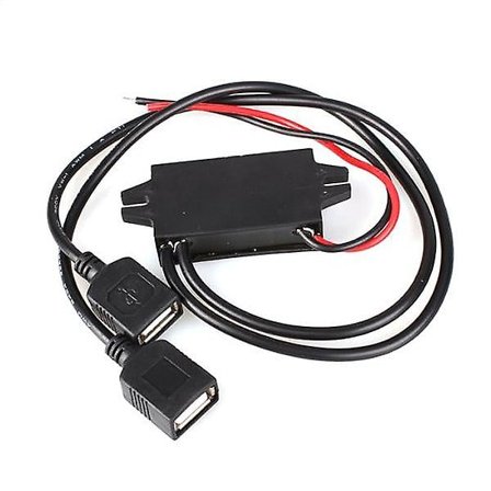 USB Strømadapter DC 12V 5V Strømadapter Konverter Konverter Bil 12V 5V Konverter