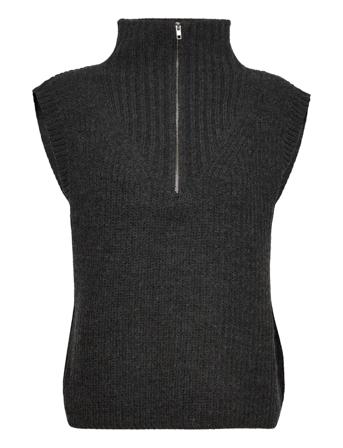 Lr-Kalima Vests Knitted Vests Svart Levete Room