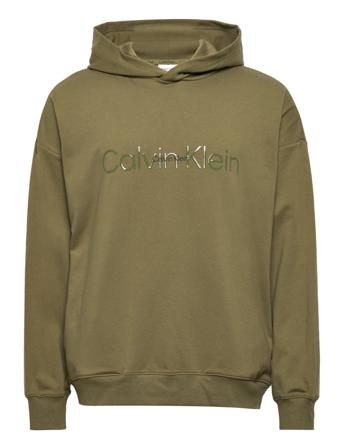 L/S Hoodie Underwear Night & Loungewear Pyjama Tops Grøn Calvin Klein
