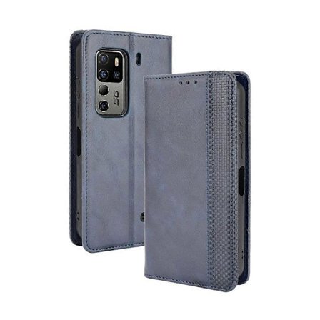 För Ulefone Armor 11 5G / Armor 11T 5G Magnetspänne Retro Crazy Horse Textur Horisontellt Flip Läderfodral med Hållare & Kortplatser & Fotoram