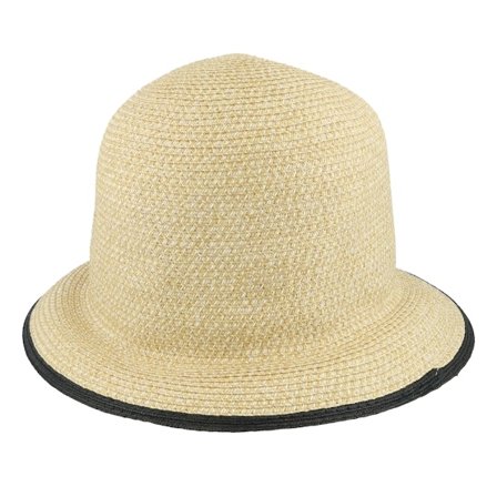 Seeberger - Beige - straw - Hat - Paper Brim Bell Straw Hat - Hatstore