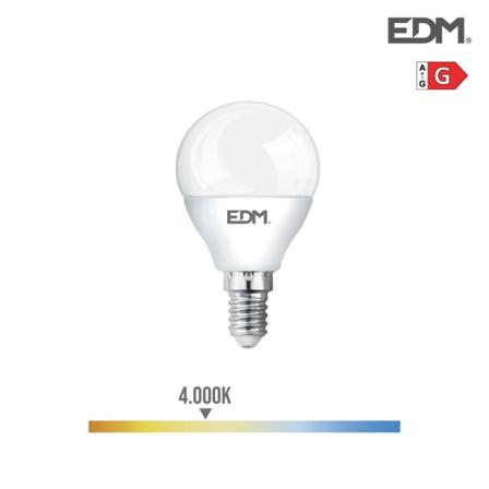 Led-lampa Edm E14 6 W 500 Lm G (4,5 X 8,2 Cm) (4000 K)