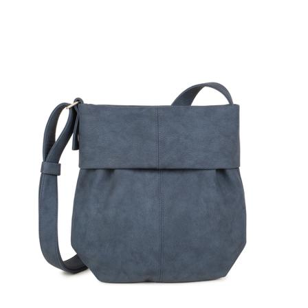 Zwei Zwei Mademoiselle M10 Nubuk Blue Blå, Dame Skuldertasker, Størrelse: ONE Size