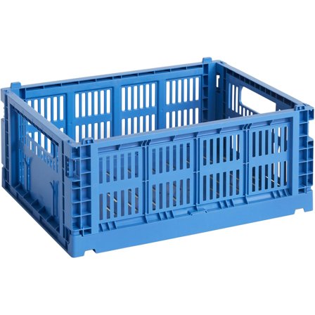 Hay Color Crate oppbevaringsboks medium, electric blue