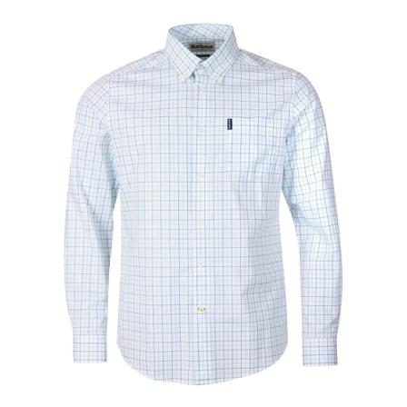 Barbour, Tailored Shirt Blauw, Heren, Maat:M,Katoen