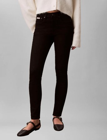 Calvin Klein Jeans Mid Rise Skinny Ck Classic Black - Black - SH/30