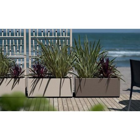 Ethica rektangulär blomlåda 80 cm grön