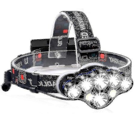 40000lm Vanntett Kraftig Hodelykt - USB Oppladbar Hodelykt