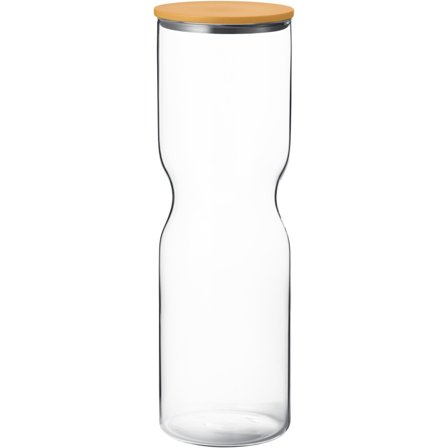 Georg jensen Alfredo opbevaringsboks med låg 2 liter, glas/gul | KitchenOne