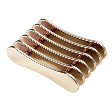Guld 1 st(75*50 mm)- Penselhållare, nagelkonstpensel och penselhållare, sminkpenselhållare, nagelkonstpenselhållare, nagelkonsttillbehör