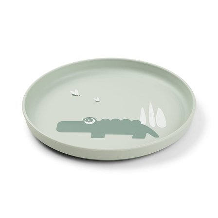 Done by Deer Foodie Tallerken Croco Grøn, Børn & Forældre, Service, Tallerkener Og Skåle