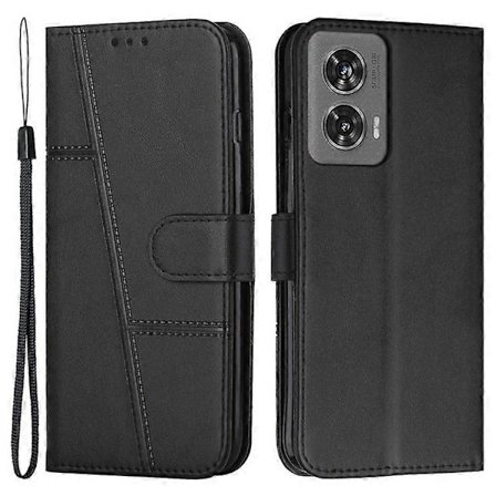 Kompatibelt Skal för Motorola Edge 50 Fusion 5G PU Läder Plånbok Magnetlås Telefonskal