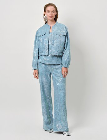 Dante6 Rolo Embellished Jacket - Blue - 38