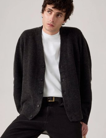 Levi's Valencia Cardigan Obscidian He - Grey - XL