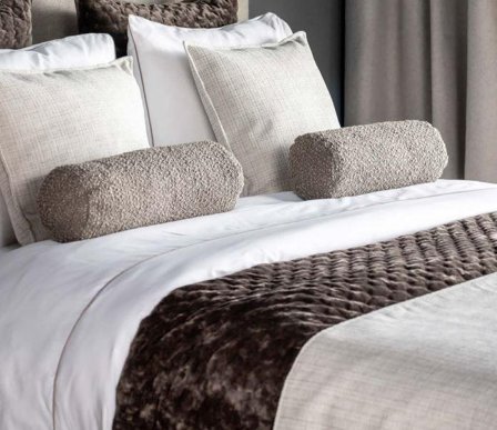 Svanefors Trond Pute Boucle Beige 15x45