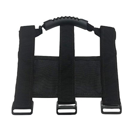 Rullstångshandtag för Bronco Mustang, Lima 2021 2022-Plast Handtag Svart (Två Pack)