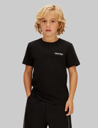 Calvin Klein Minimal Logo S/S T-Shirt - Black - 140