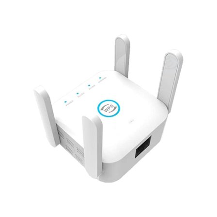 1200 Mbps kraftig WiFi-repeater, kraftig WiFi-forsterker, dobbel Ba