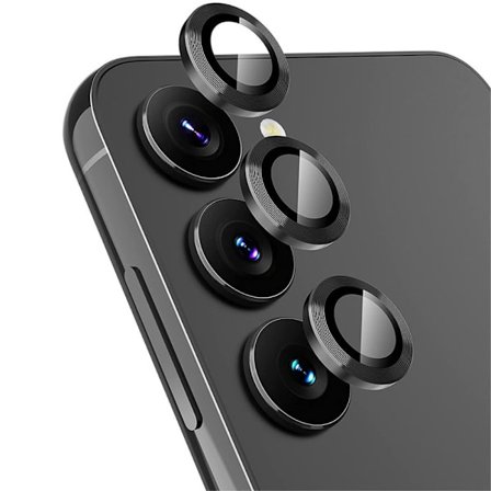 Hat Prince Hærdet Glas Linsebeskyttelse Samsung Galaxy S23 FE Sort